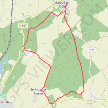 Château de Fère-en-Tardenois GPS track, route, trail