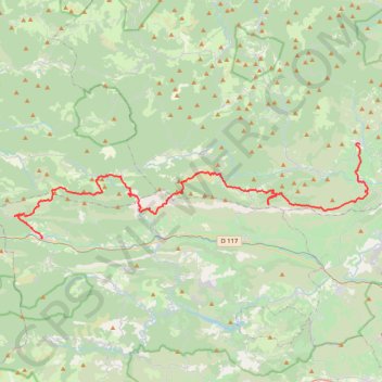Traversée des Chateaux Cathares : Tuchan - Caudiès de Fenouillèdes GPS track, route, trail