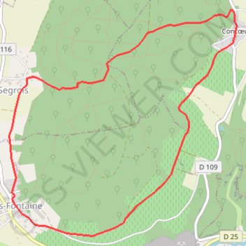 Le Coeur de Villars GPS track, route, trail