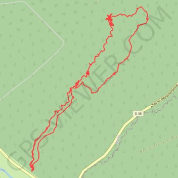Ruisseau du Mortier GPS track, route, trail