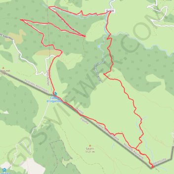 HARPEA depuis Béhérobie GPS track, route, trail