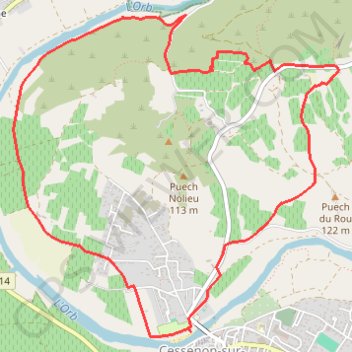 RANDONNÉE COUMIAC GPS track, route, trail