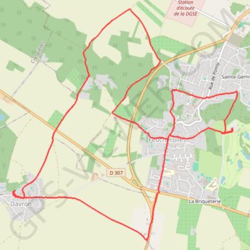 Feucherolles (78 - Yvelines) GPS track, route, trail