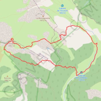 Croix du Lautaret par le Pas du Gris et le Grand Pas GPS track, route, trail