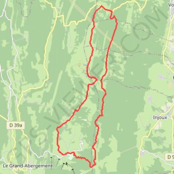 LES PLANS N16 GPS track, route, trail