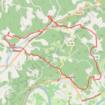 Entre Thèze et Lot GPS track, route, trail