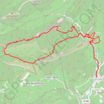Dentelles de Montmirail GPS track, route, trail