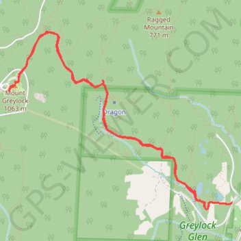 Mount Greylock GPS track, route, trail