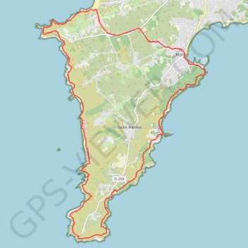 Cap de la Chèvre - Crozon GPS track, route, trail