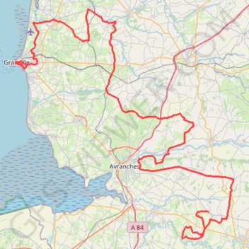 TM2023 Isigny - Granville V6-15954284 GPS track, route, trail