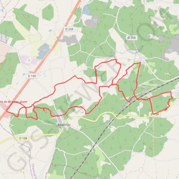 Bedenac 12/12/18 GPS track, route, trail