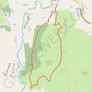 PLRV1059-StMartinArberoueStEsteben-Belekarre GPS track, route, trail
