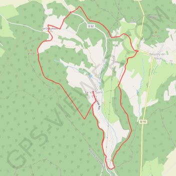 Le Val Saint-Eloi - Moulin du Val GPS track, route, trail