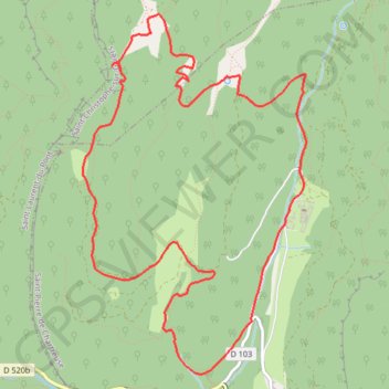 Les haberts du Désert de Chartreuse GPS track, route, trail
