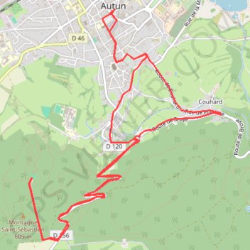 Montée de la Croix 2019 GPS track, route, trail