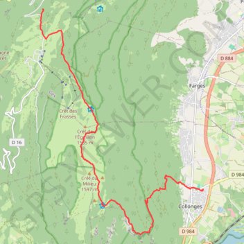 25_27.05.2017 Collonges - Noire Combe GPS track, route, trail