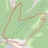 Tour des Nants Debout et Sapey GPS track, route, trail