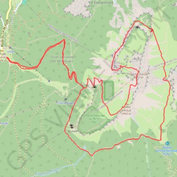 Chamechaude en boucle (Chartreuse) GPS track, route, trail