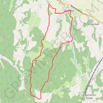Vallée de la Drôme Diois - Le Filan GPS track, route, trail