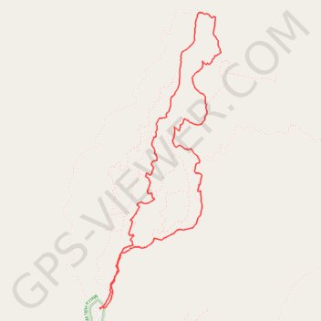 Ladder Canyon and Painted Canyon Loop GPS track, route, trail