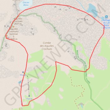 Aiguilles rouges, traversée des Crochues GPS track, route, trail