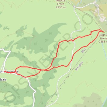 Cugn di Goria GPS track, route, trail