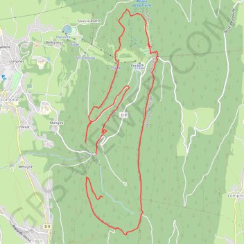 Hauteville-Lompnes (01) GPS track, route, trail