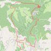Collonges-la-Rouge, La chaise du diable GPS track, route, trail