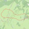 Raquettes - Puy de Gudette Aubrac GPS track, route, trail