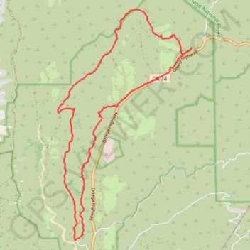 Caspers Wilderness Park Loop GPS track, route, trail