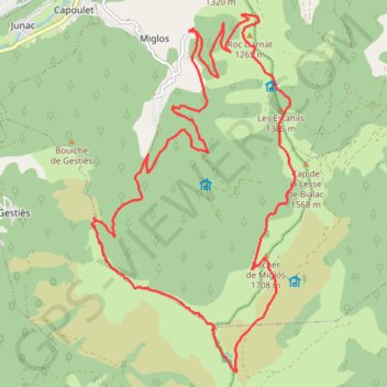 Miglos - Pla de Montcamp GPS track, route, trail