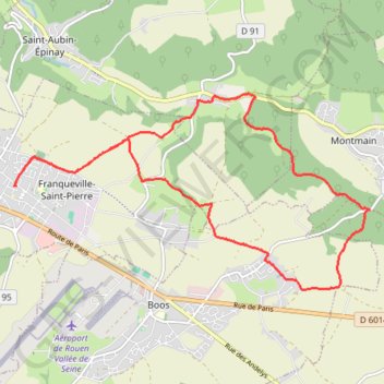 Saint Pierre GPS track, route, trail