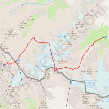 Otztal : Martin Busch - Bellavista GPS track, route, trail
