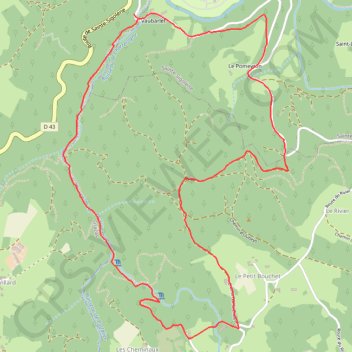 Charrerogne-en-Dunière - Vaubarlet GPS track, route, trail