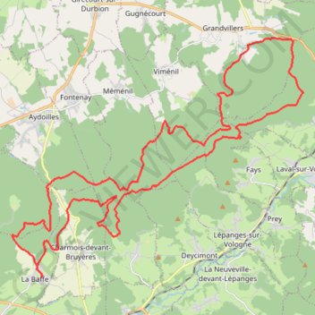 Rando La Baffe GPS track, route, trail