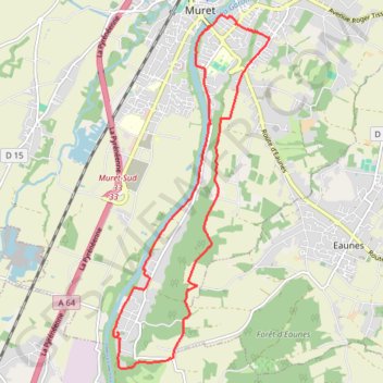 Boucle Muret à Estantens GPS track, route, trail