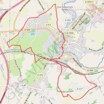 Boucle de Villedieu GPS track, route, trail