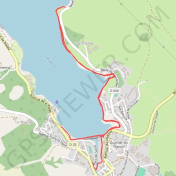 Villefranche de Panat : Triathlon sprint du Lévézou - Course à pied GPS track, route, trail