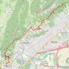 Sur les Pas des Huguenots - Grenoble - Biviers GPS track, route, trail