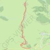 Sommet de Pouyaué GPS track, route, trail
