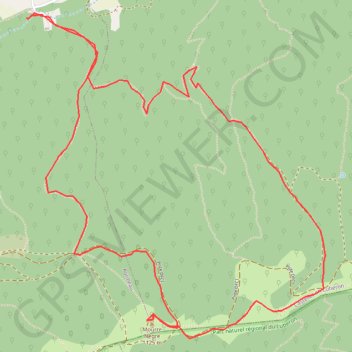 Le Mourre Negre GPS track, route, trail