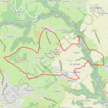Saint joseph GPS track, route, trail