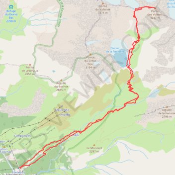 Pointe des Volnets GPS track, route, trail