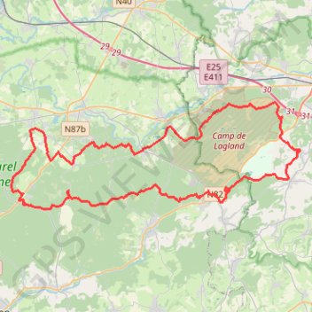 Gravel_Pub2Pub - 50 km GPS track, route, trail