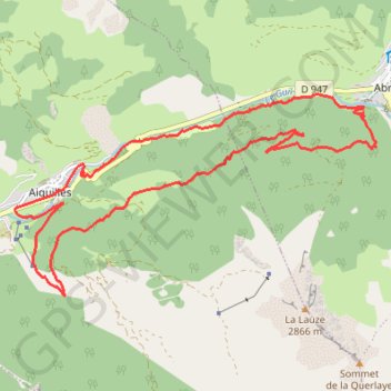 La Queyrassine GPS track, route, trail