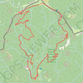 Modif-ouillat GPS track, route, trail