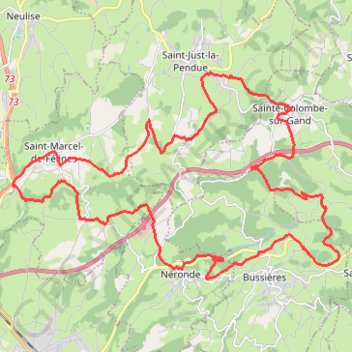 Le tacot GPS track, route, trail
