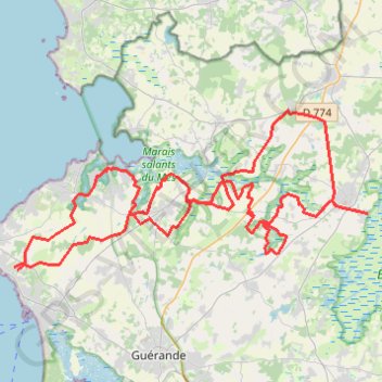 Saint-Molf GPS track, route, trail