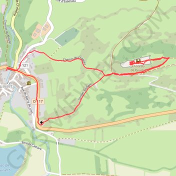 Pays Cathare J6 GPS track, route, trail