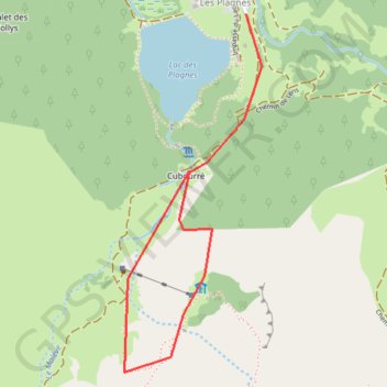 Cascades du vallon d'Ardens GPS track, route, trail